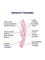 SATISFYER TRIPLE OH - ROSA