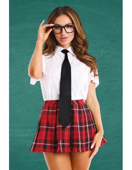 TEACHERS PET WOMEN'S 4 PC PRIVATE SCHOOL SWEETHEART COSTUME