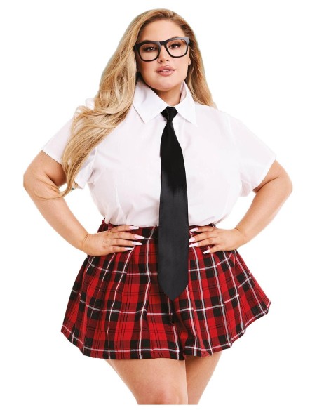 TEACHERS PET WOMEN'S 4 PC PRIVATE SCHOOL SWEETHEART COSTUME