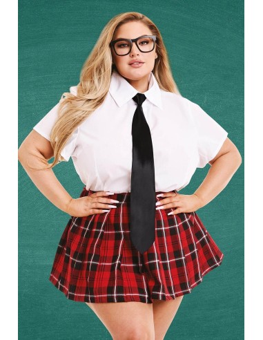 TEACHERS PET WOMEN'S 4 PC PRIVATE SCHOOL SWEETHEART COSTUME
