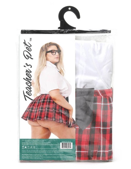 TEACHERS PET WOMEN'S 4 PC PRIVATE SCHOOL SWEETHEART COSTUME