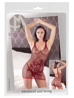 Net Dress red S-L