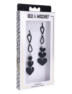 SEX AND MISCHIEF HEART NIPPLE TIES