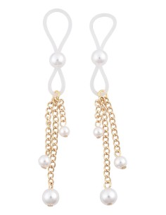 SEX AND MISCHIEF PEARL NIPPLE TIES 2