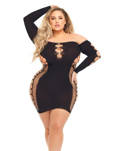 DIAMOND DRIPPIN DRESS BLACK