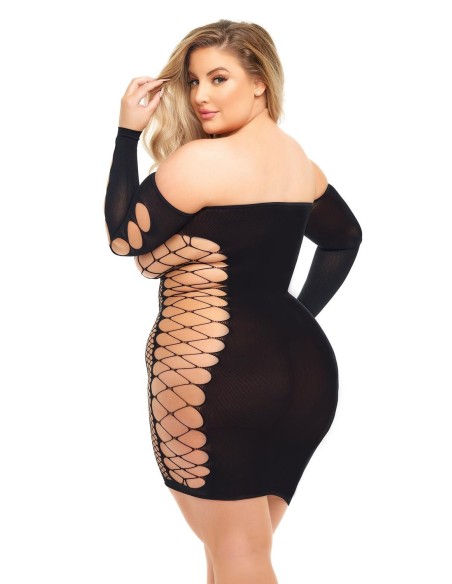 DIAMOND DRIPPIN DRESS BLACK