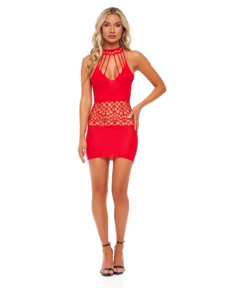 RICH B PHASE DRESS RED