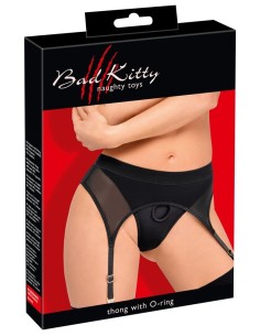 Strap-on thong with suspenders