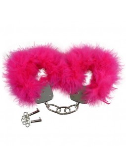 METALLIC HANDCUFFS FEATHER...