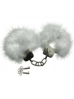 METALLIC HANDCUFFS FEATHER...