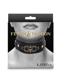 FETISH & FASHION KATRINA COLLAR BLACK