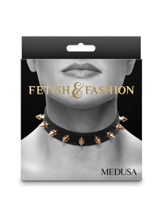 FETISH & FASHION MEDUSA COLLAR BLACK