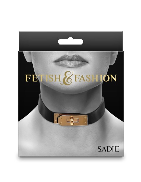FETISH & FASHION SADIE COLLAR BLACK