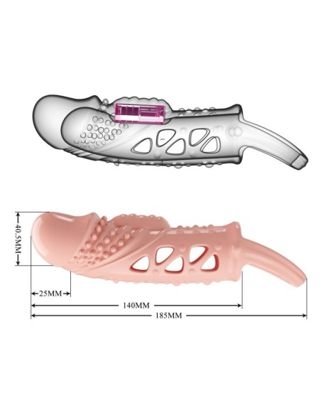 Pretty Love Penis Sleeve Cecilia Flesh