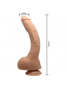 Beautiful Jack 10,6 " Vibrating Dildo