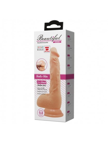 Beautiful Jason 9,8 " Vibrating Dildo Beautiful Jason 9,8 " Vibrating Dildo