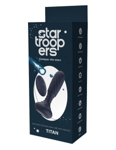 STARTROOPERS TITAN VIBRATING ANAL VIBE W