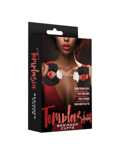 TEMPTASIA BEGINNER CUFFS BLACK