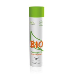 HOT BIO Massage oil Cayenne Pepper 100ml acquista online su Porky's Store
