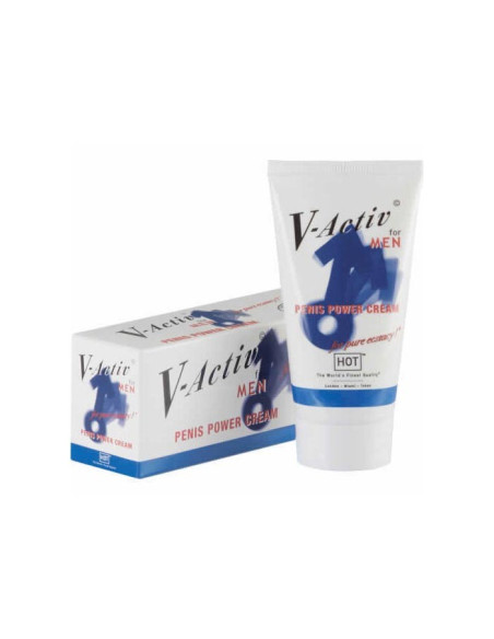 HOT V-ACTIV PENIS POWER CREAM 50 ML acquista online su Porky's Store