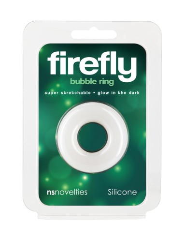 FIREFLY BUBBLE RING SMALL WHITE