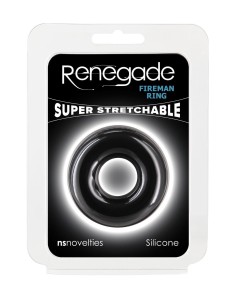 RENEGADE FIREMAN RING MEDIUM BLACK