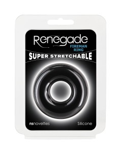 RENEGADE FIREMAN RING LARGE BLACK