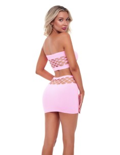 NET WORTH 2 PCS BANDEAU SET PINK 2