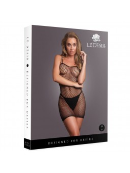 Short Dress Fishnet and Spaghetti Straps