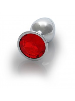 Round Gem Butt Plug - Small