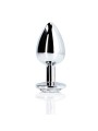 Round Gem Butt Plug - Small