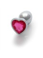 Heart Gem Butt Plug - Small