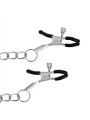 O-Ring Gag with Nipple Clamps - Black