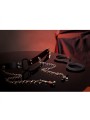 O-Ring Gag with Nipple Clamps - Black