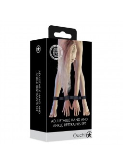 Adjustable Hand and Ankle Restraints Set