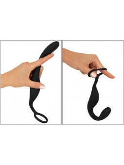 Black Velvets Cock ring w butt