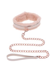 PEACHES ‘N CREAME FUR COLLAR & LEASH 2