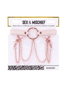 PEACHES ‘N CREAME COLLAR WITH NIPPLE CLA