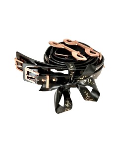 KINKY DIVA WRIST & THIGH CUFFS BLACK 2