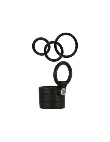 Adonis Leather Cockring Zeus acquista online su Porky's Store