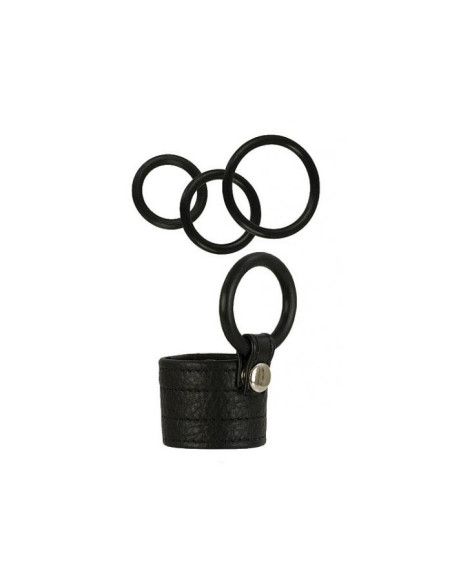 Adonis Leather Cockring Zeus acquista online su Porky's Store