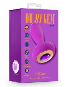 OH MY GEM CHARM PLUG AMETHYST