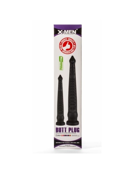 X-Men 12.6" Butt Plug Silicone Black