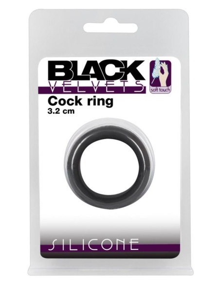 Black Velvets Cock Ring 3.2 cm acquista online su Porky's Store