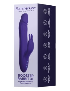 FEMMEFUNN BOOSTER RABBIT XL DARK PURPLE