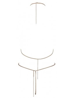 Bra Set Chain Gold