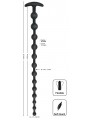 Black Velvets Anal Beads Silic