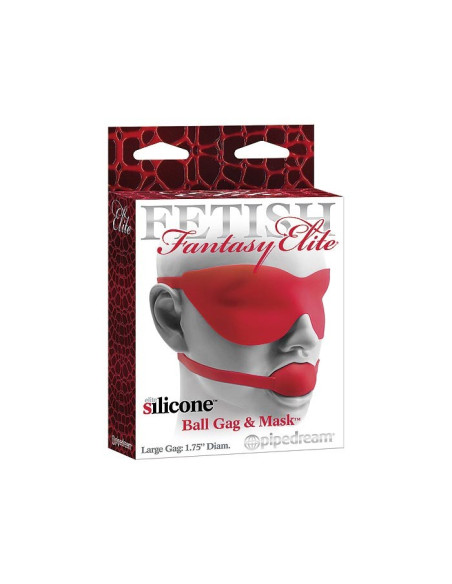 FF Elite Ball Gag and Mask large acquista online su Porky's Store