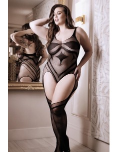 IMPULSIVE CROTCHLESS TEDDY BODYSTOCKING BLACK 2