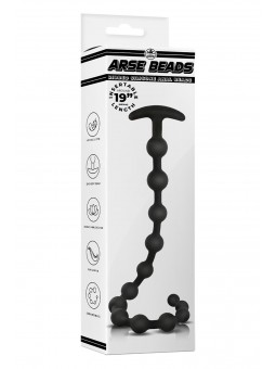 NMC 19 INCH RIBBED SILICONE ANAL BEADS B